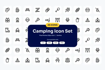 Camping Icon Pack