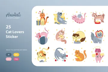 Cat Lovers Icon Pack