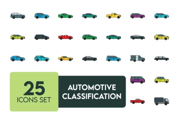 Categorías de autos Paquete de Iconos