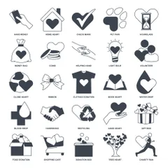 Charity, Kindness, Donation Icon Pack