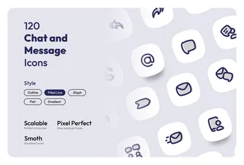 Chat And Message Icon Pack