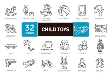 Child Toys Icon Pack