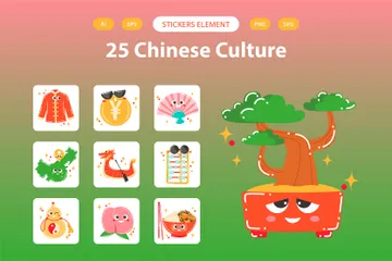 中国の文化 アイコンパック
