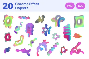 Chroma-Effektobjekt Icon Pack