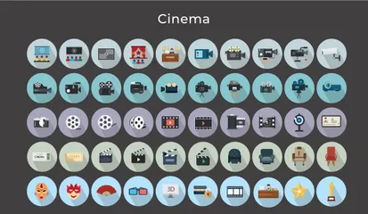 Cine Paquete de Iconos