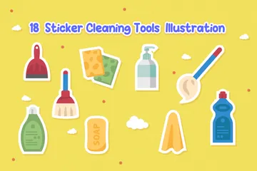 Cleaning Tool Icon Pack