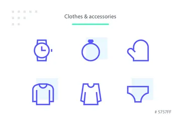 Clothes & Accessories Icon Pack