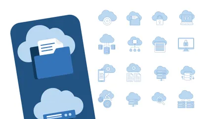 Cloud Computing Icon Pack