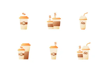 Coffee Menu For Take Away Icon Pack