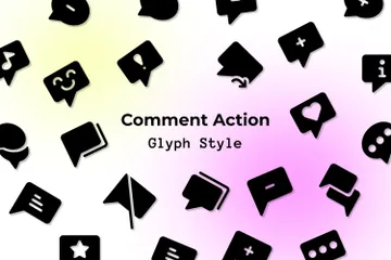 Comment Action Icon Pack
