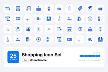 Compras Paquete de Iconos