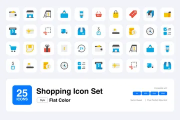 Compras Paquete de Iconos