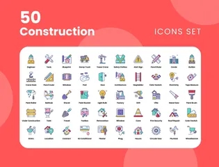 Construcción Paquete de Iconos