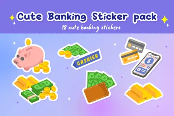 Cute Banking Icon Pack