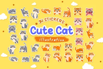 Cute Cat Icon Pack