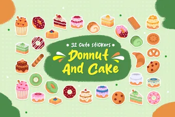 Cute Desserts Icon Pack