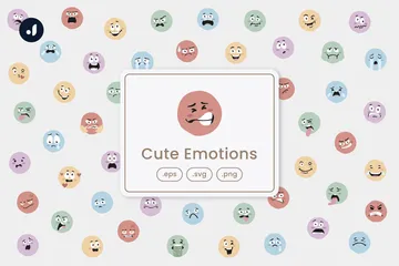 Cute Emotions Icon Pack