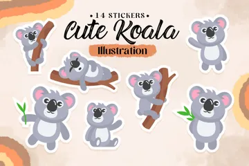 Cute Koala Icon Pack