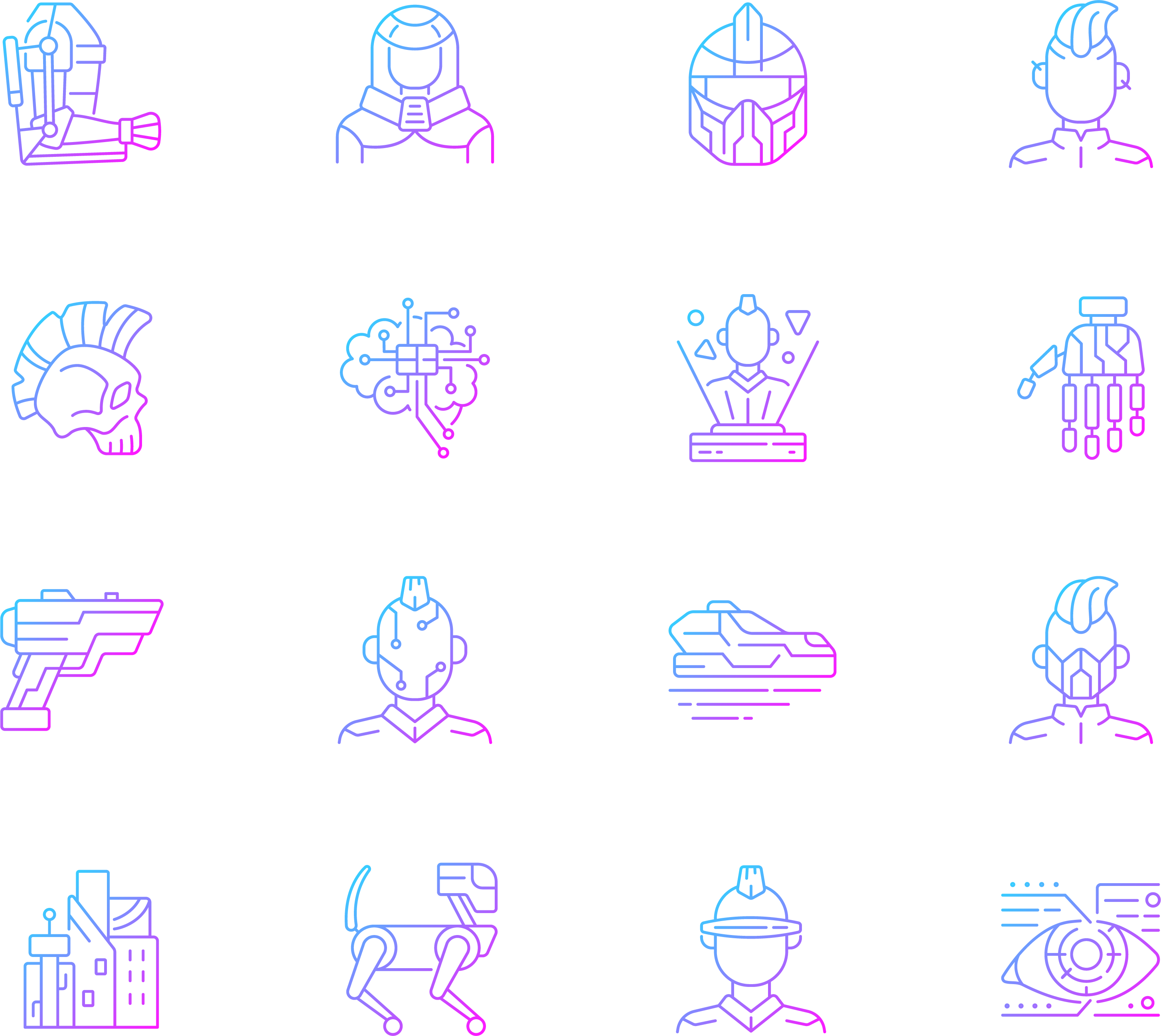 3 cyberpunk city icons free in svg png ico iconscout