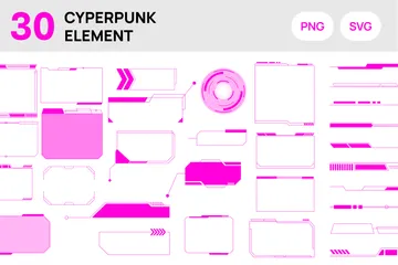 Cyberpunk Graphic Icon Pack