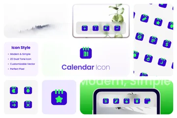 Calendrier et date Pack d'Icônes