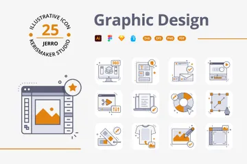 Design gráfico Pacote de Ícones