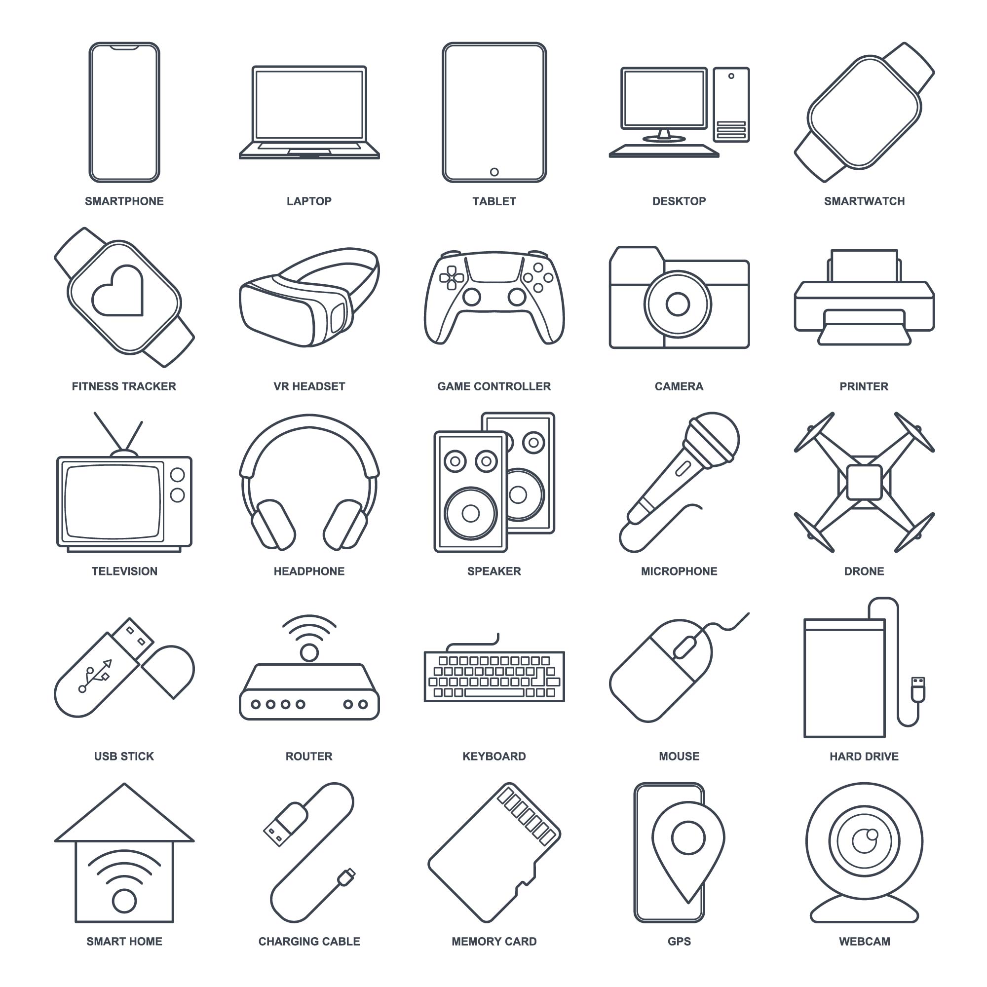 Device Icon Pack 25 Free Download Network & Communication Icons