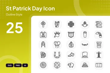 Dia de San Patricio Paquete de Iconos