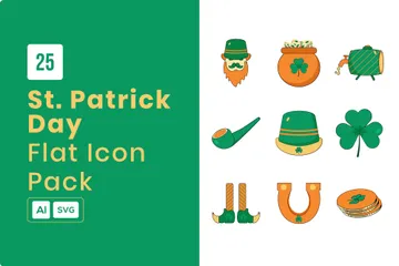 Día de San Patricio Paquete de Iconos