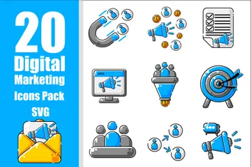 Digital Marketing Icon Pack
