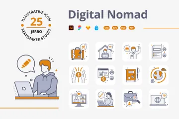 Digital Nomad Icon Pack