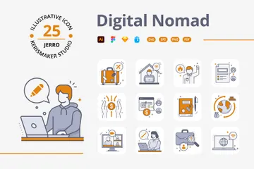 Digitaler Nomade Icon Pack
