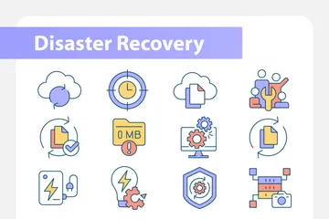 Disaster Recovery Icon Pack