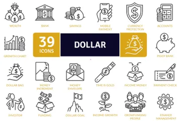 Dollar Icon Pack