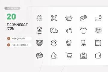 E-Commerce & Shopping Icon Pack