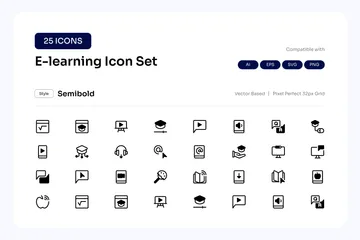 E-Learning Icon Pack