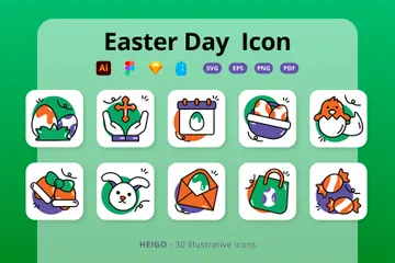 Easter Day Icon Pack