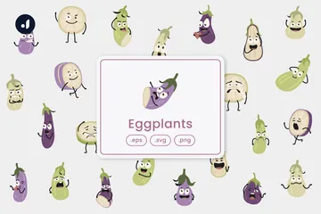 Eggplants Icon Pack