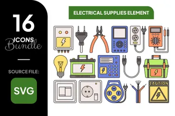 Electrical Supplies Icon Pack
