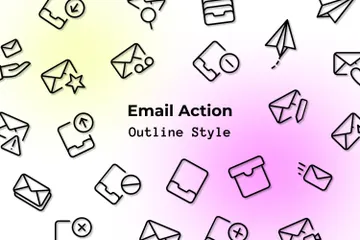 Email Action Icon Pack