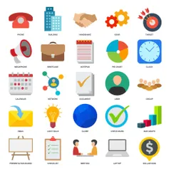 Embodying Business Management Icon Pack