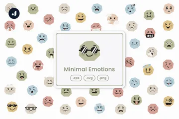 Emociones mínimas Icon Pack