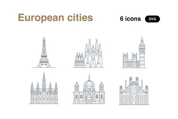 European Cities Icon Pack