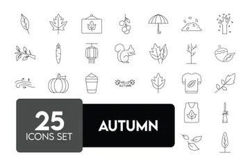 Fall Season Autumn Icon Pack