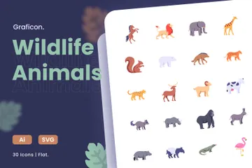 Animaux de la faune Pack d'Icônes