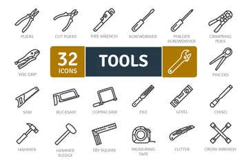Ferramentas Pacote de Ícones