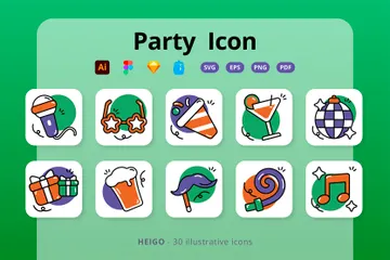 Faire la fête Pack d'Icônes