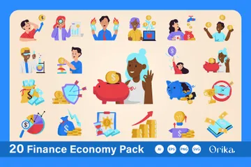 Finance Economy Icon Pack