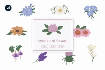 Fleur médicinale Pack d'Icônes