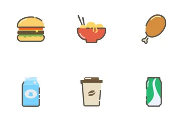 Food And Beverages Icon Pack